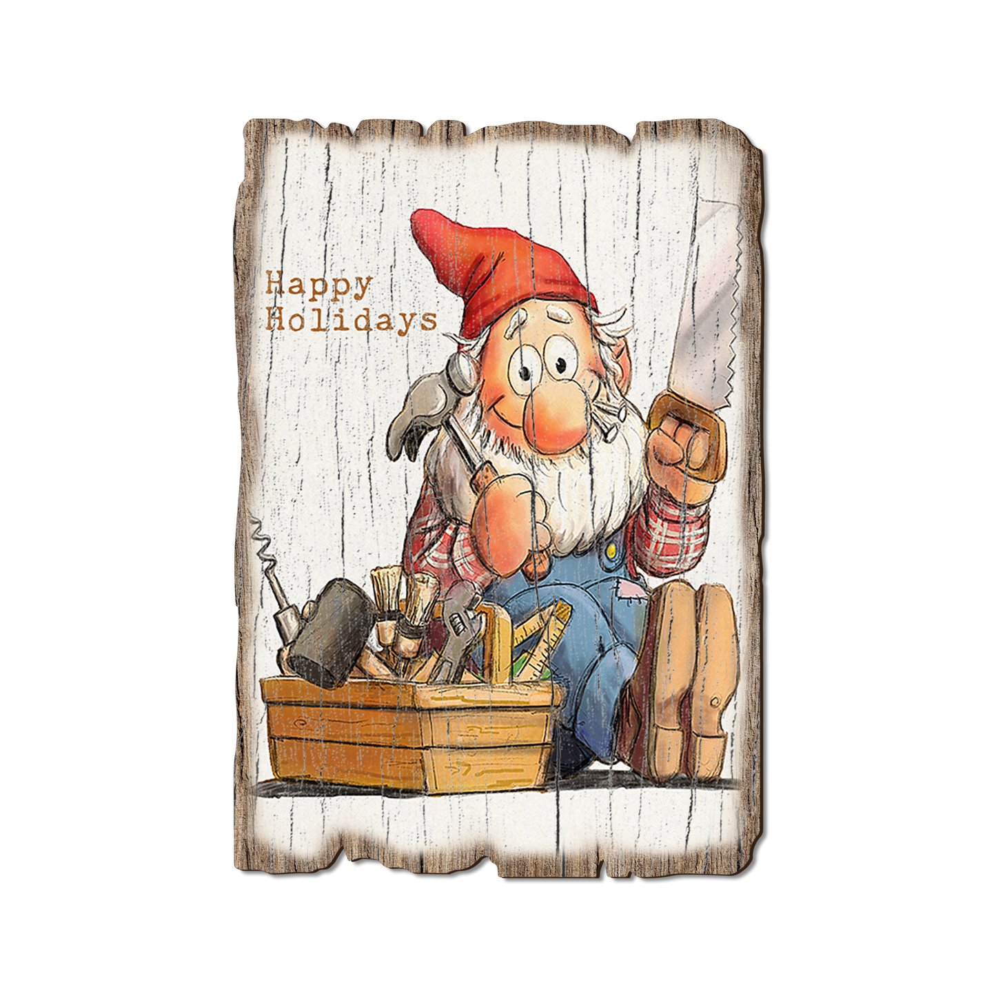 Ornament: Weathered Edge - Fix It Elf (Pack of 5)