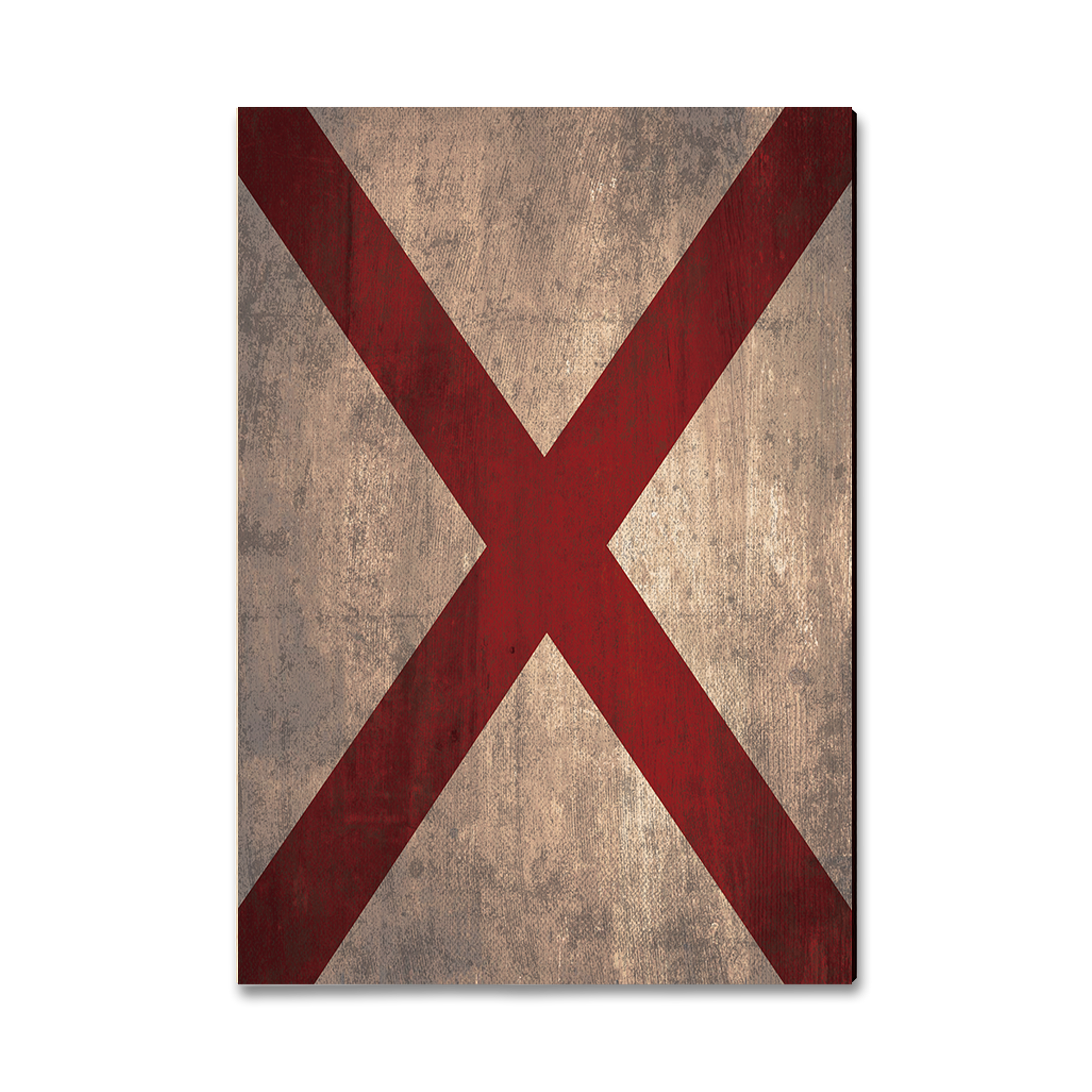 Greeting Card: Classic Edge - Alabama State Flag