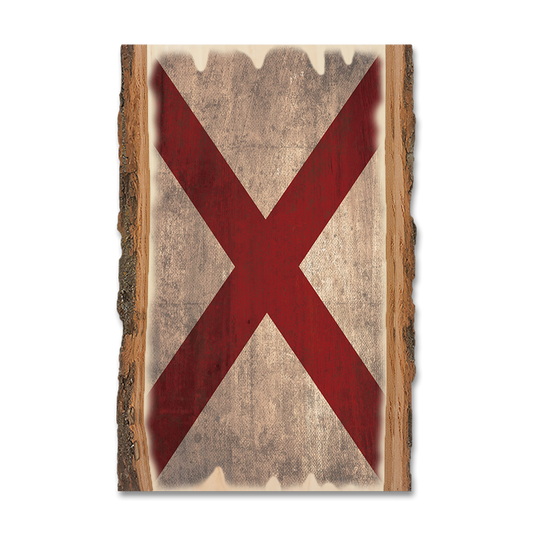 Magnet: Live Edge - Alabama State Flag