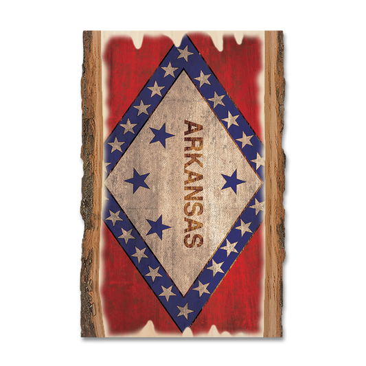 Magnet: Live Edge - Arkansas State Flag