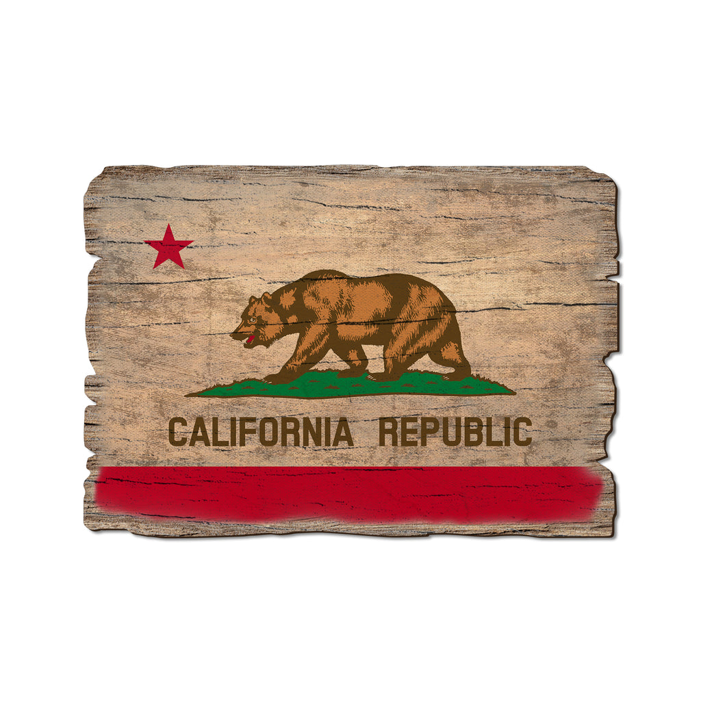 California State Flag - Weathered Edge Rustic Edge Postcard (5pk // $2.80ea)