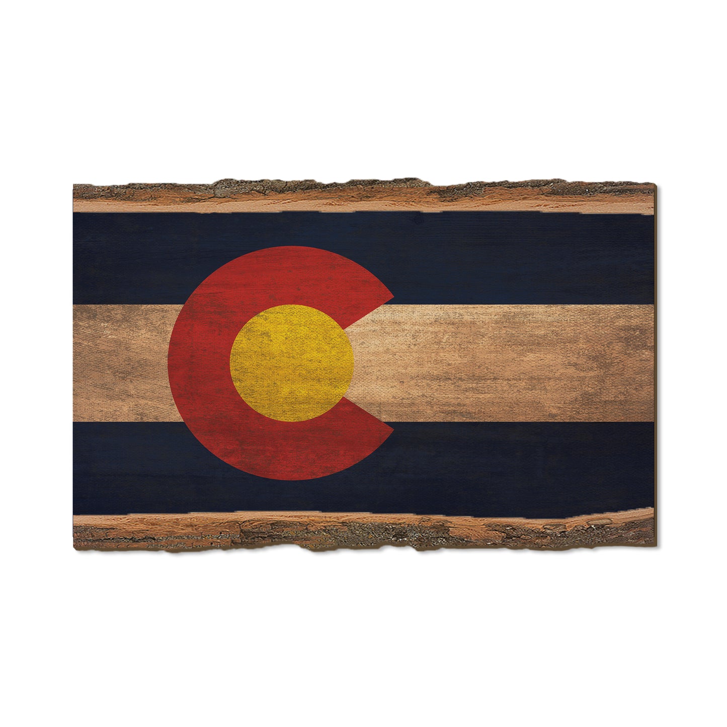 Colorado State Flag - Live Edge Live Edge Magnet (5pk // $2.80ea)