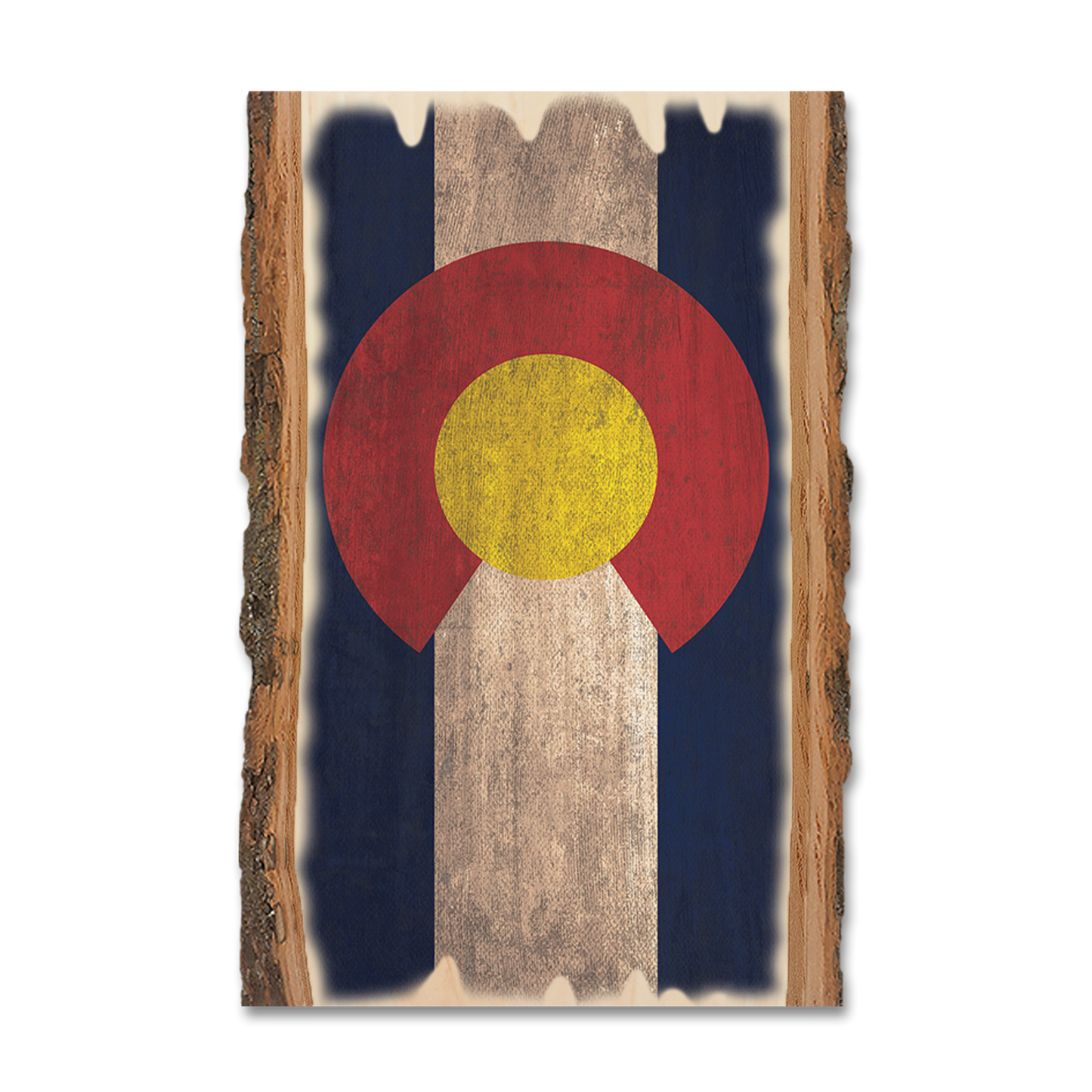 Magnet: Live Edge - Colorado State Flag