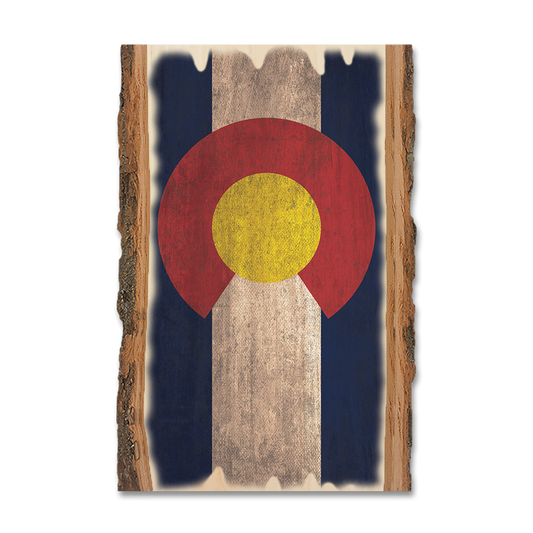 Magnet: Live Edge - Colorado State Flag