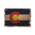 Colorado State Flag - Weathered Edge Rustic Edge Postcard (5pk // $2.80ea)