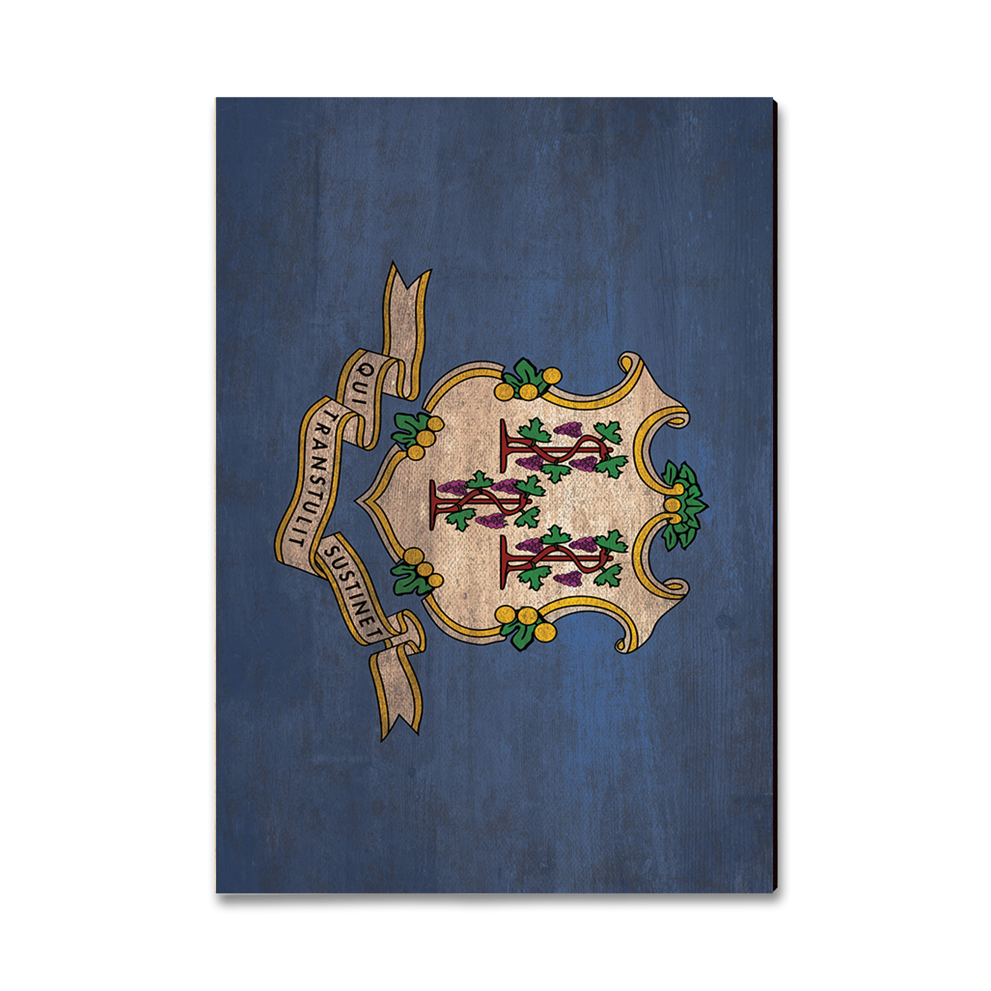 Greeting Card: Classic Edge - Connecticut State Flag
