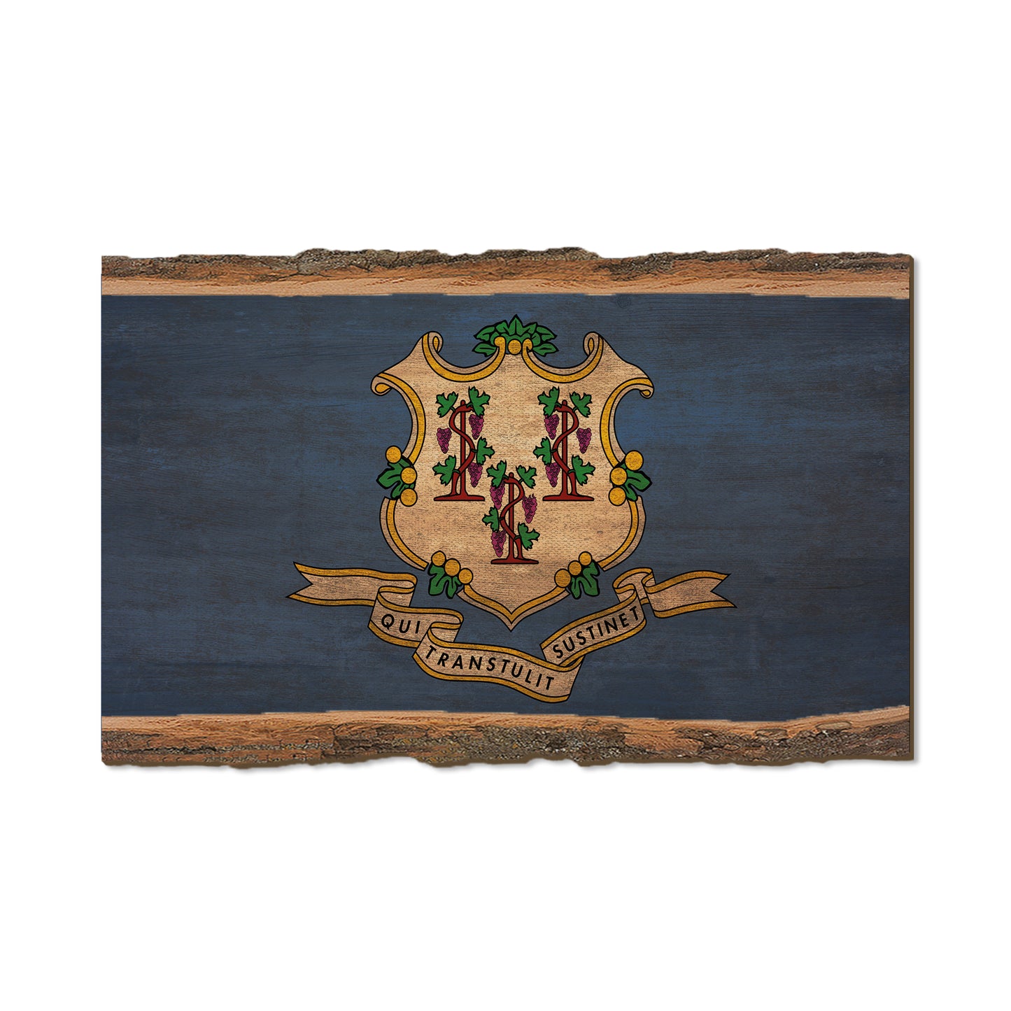 Connecticut State Flag - Live Edge Live Edge Magnet (5pk // $2.80ea)