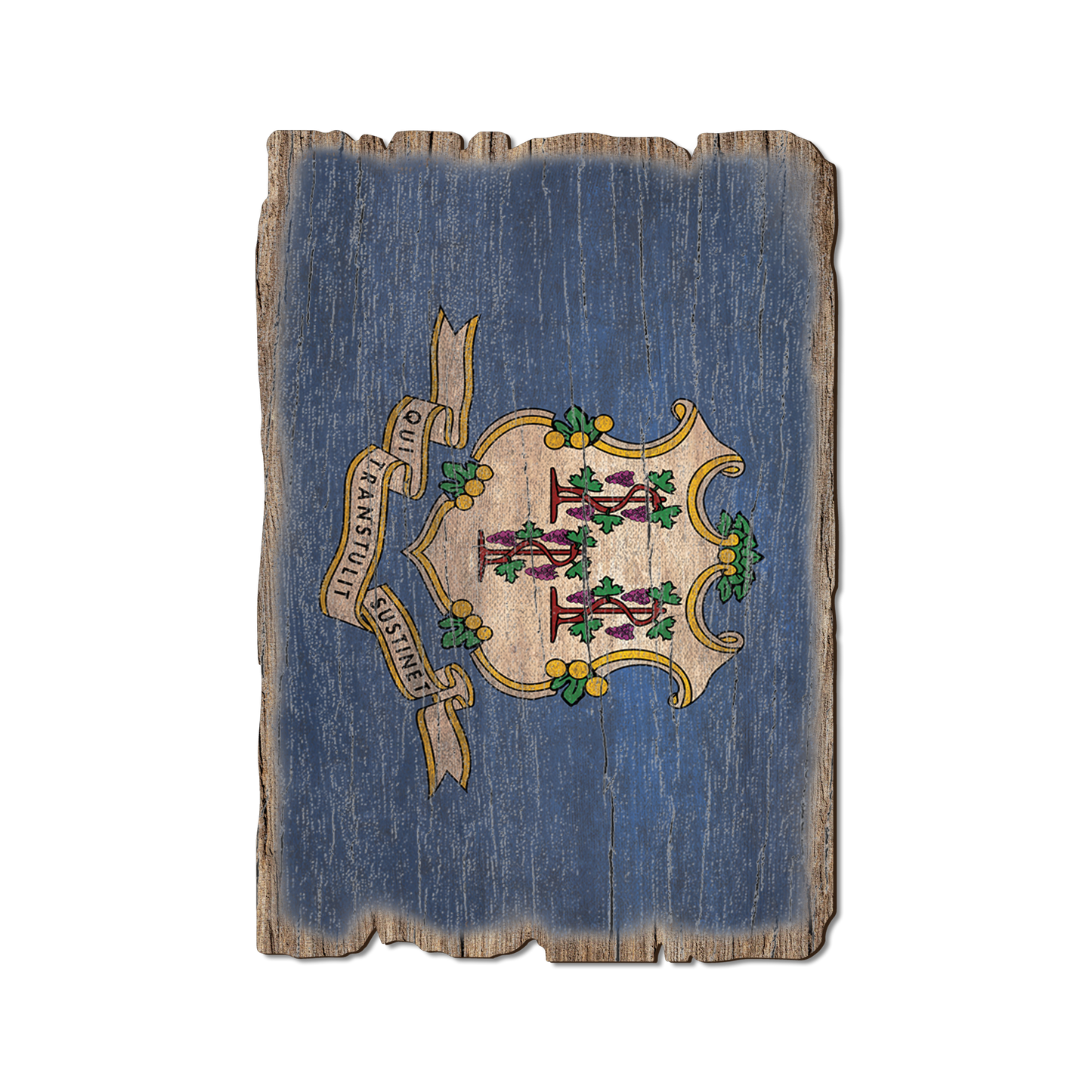 Ornament: Weathered Edge - Connecticut State Flag