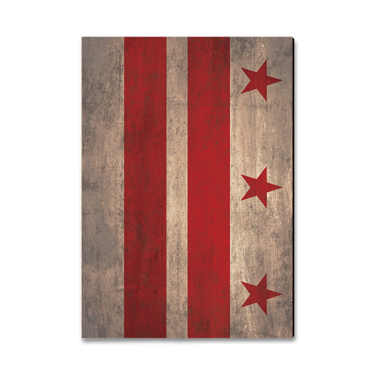 Greeting Card: Classic Edge - District of Columbia State Flag