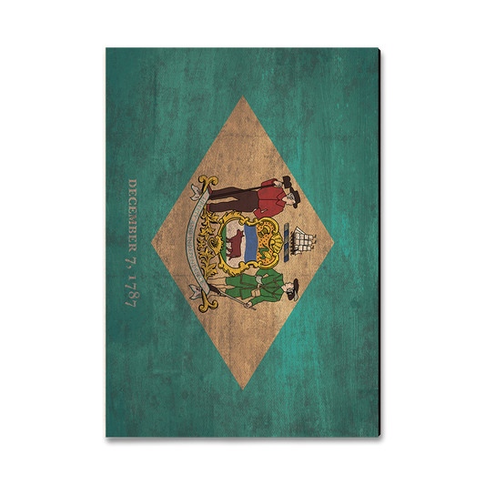 Magnet: Classic Edge - Delaware State Flag
