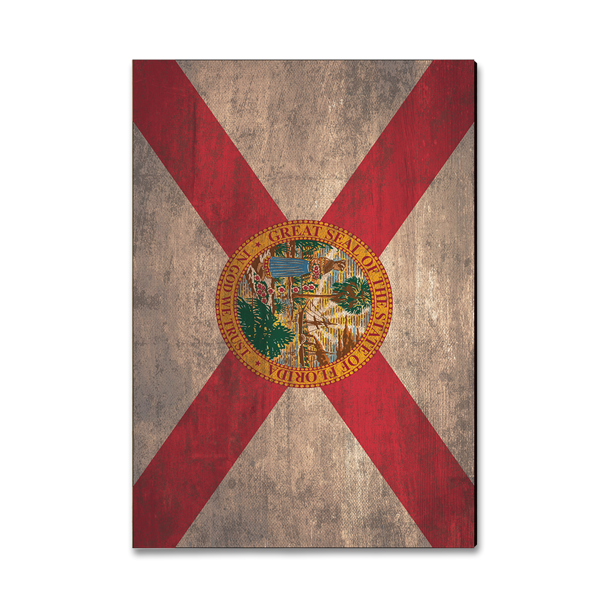 Greeting Card: Classic Edge - Florida State Flag