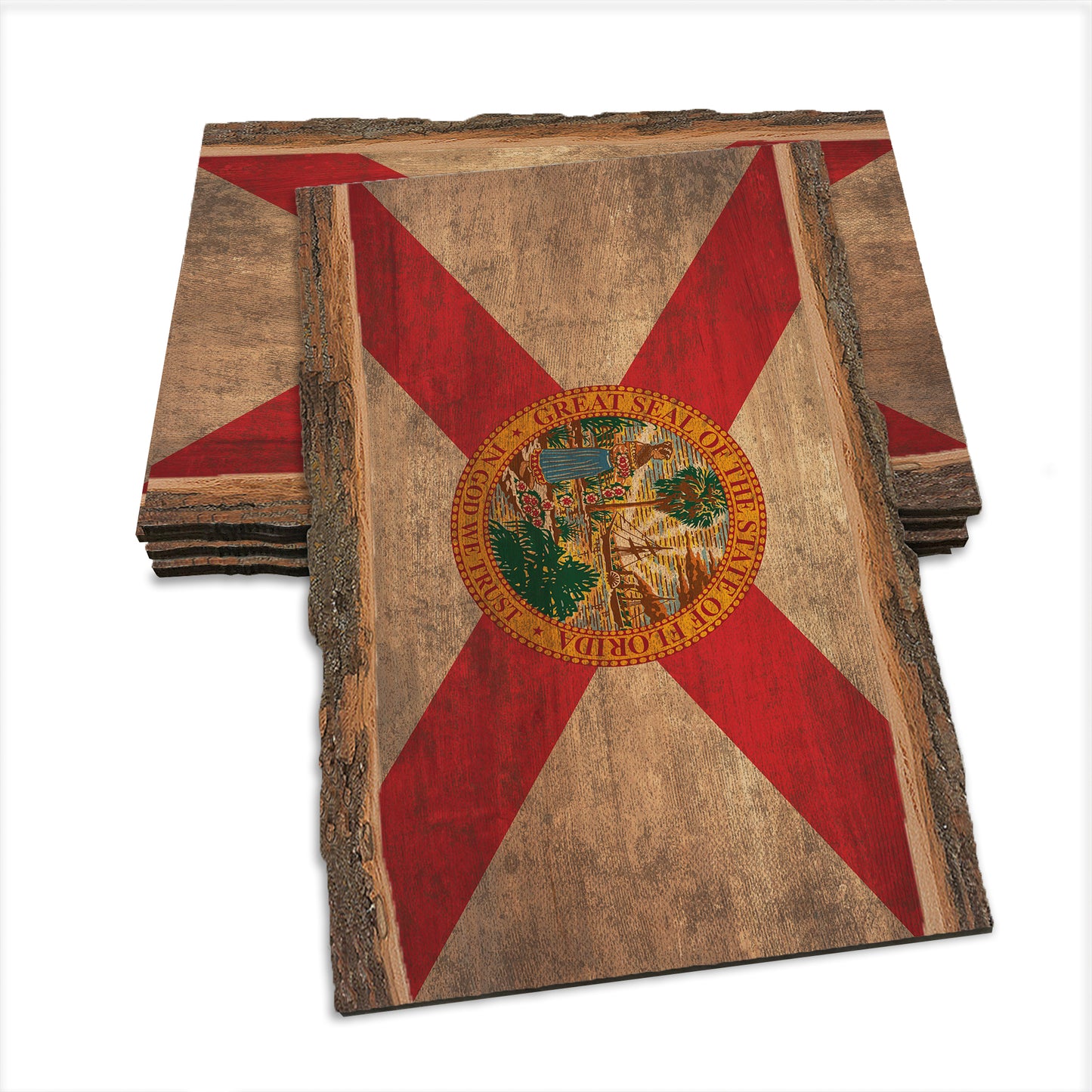 Florida State Flag - Live Edge Live Edge Postcard (5pk // $2.80ea)