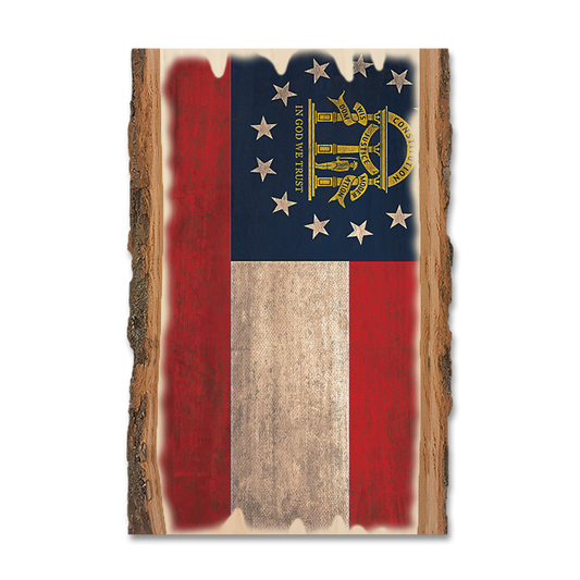 Magnet: Live Edge - Georgia State Flag