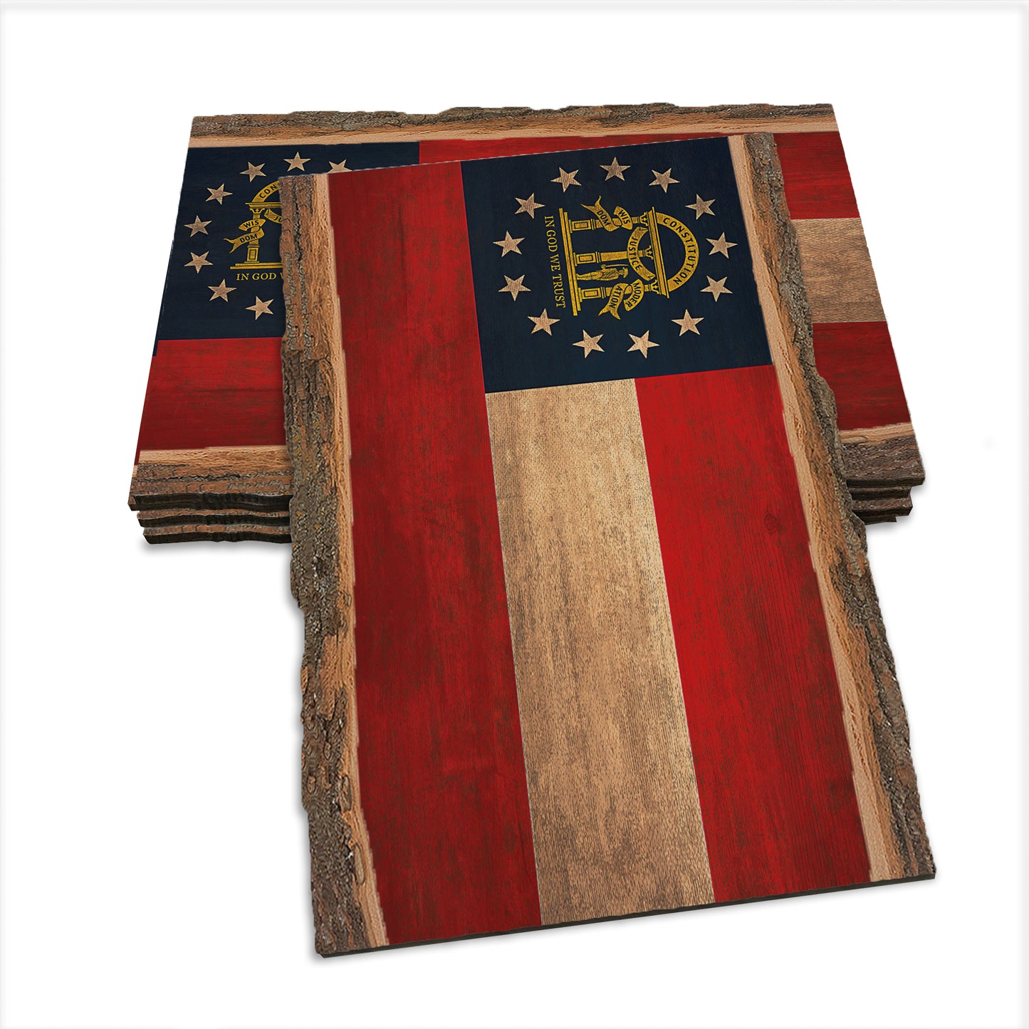 Georgia State Flag - Live Edge Live Edge Postcard (5pk // $2.80ea)