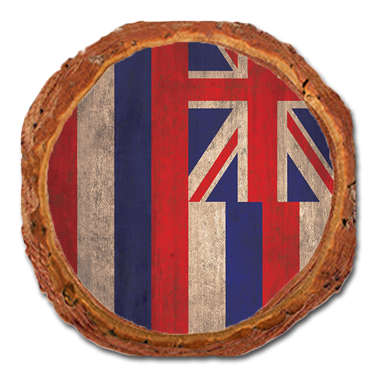 Coaster: Live Edge - Hawaii State Flag