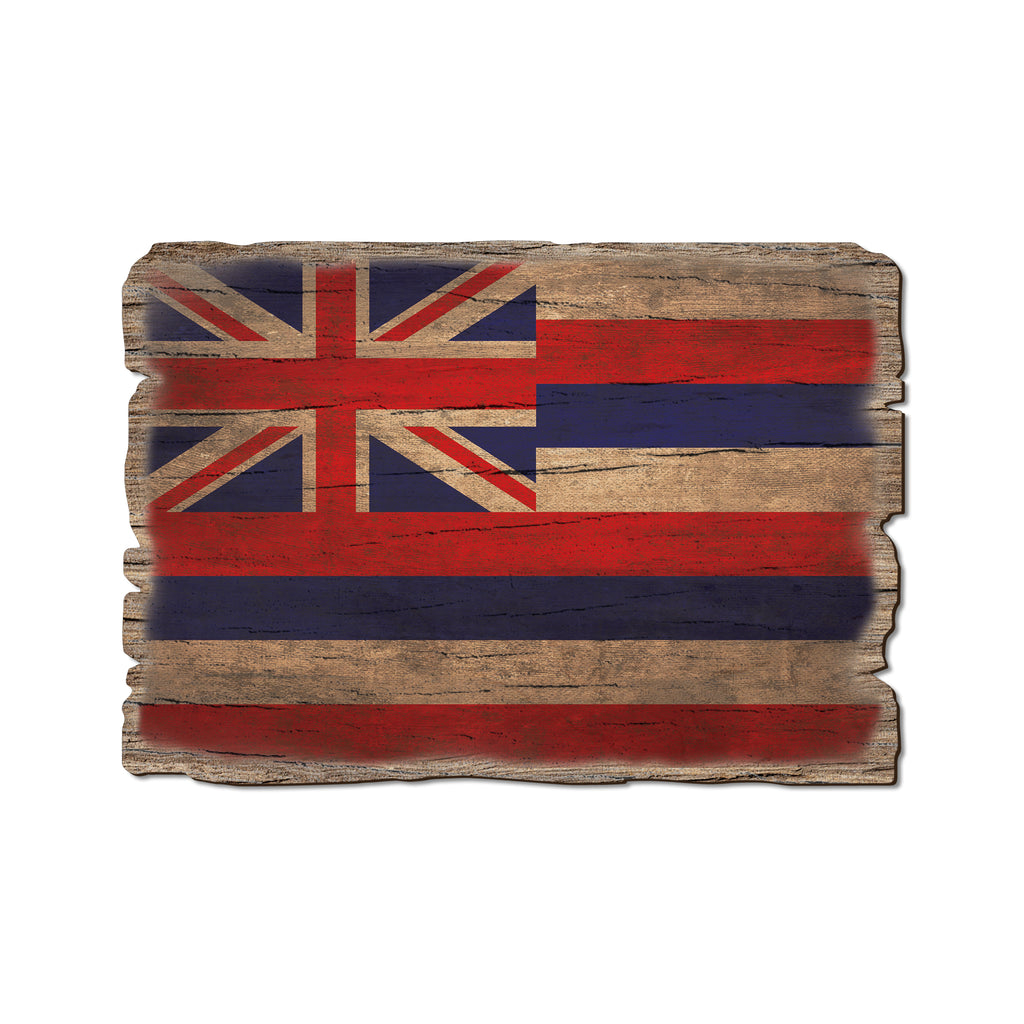 Hawaii State Flag - Weathered Edge Rustic Edge Postcard (5pk // $2.80ea)