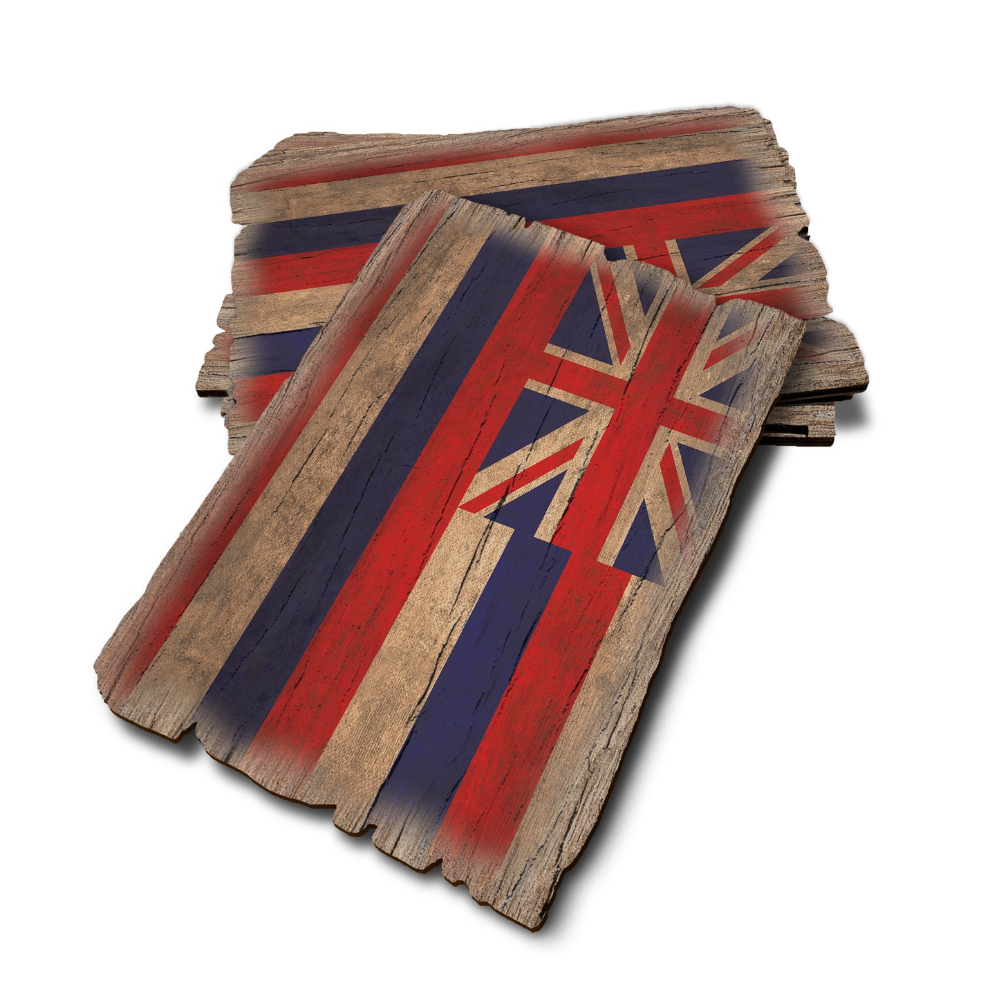 Hawaii State Flag - Weathered Edge Rustic Edge Postcard (5pk // $2.80ea)
