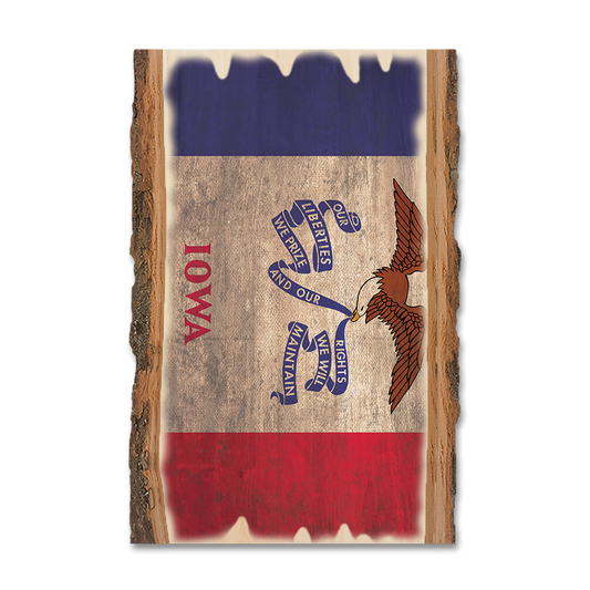 Magnet: Live Edge - Iowa State Flag
