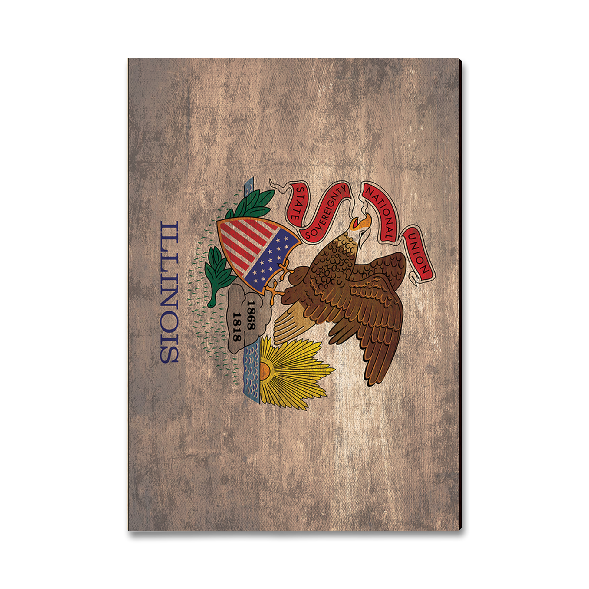 Ornament: Classic Edge - Illinois State Flag