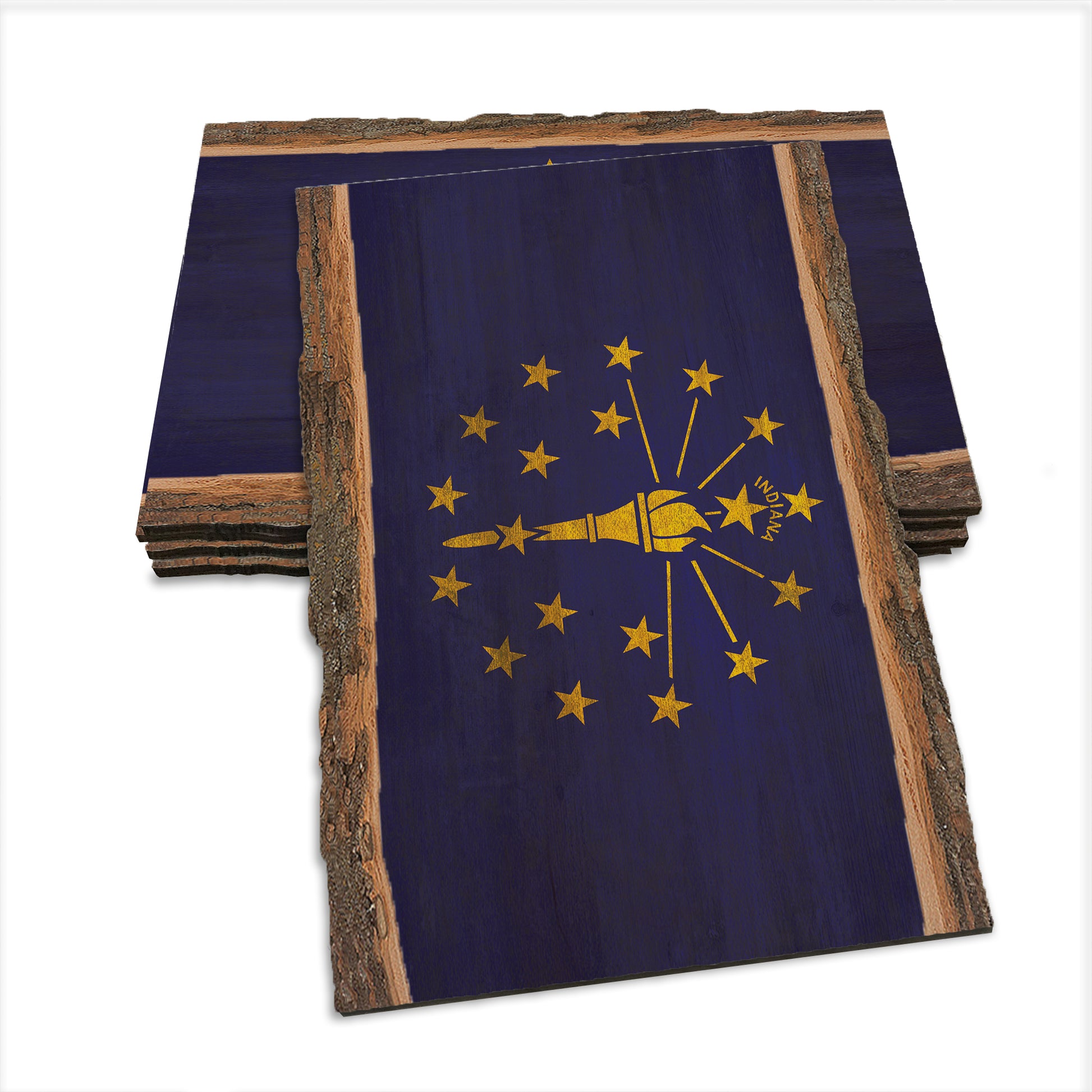 Indiana State Flag - Live Edge Live Edge Postcard (5pk // $2.80ea)