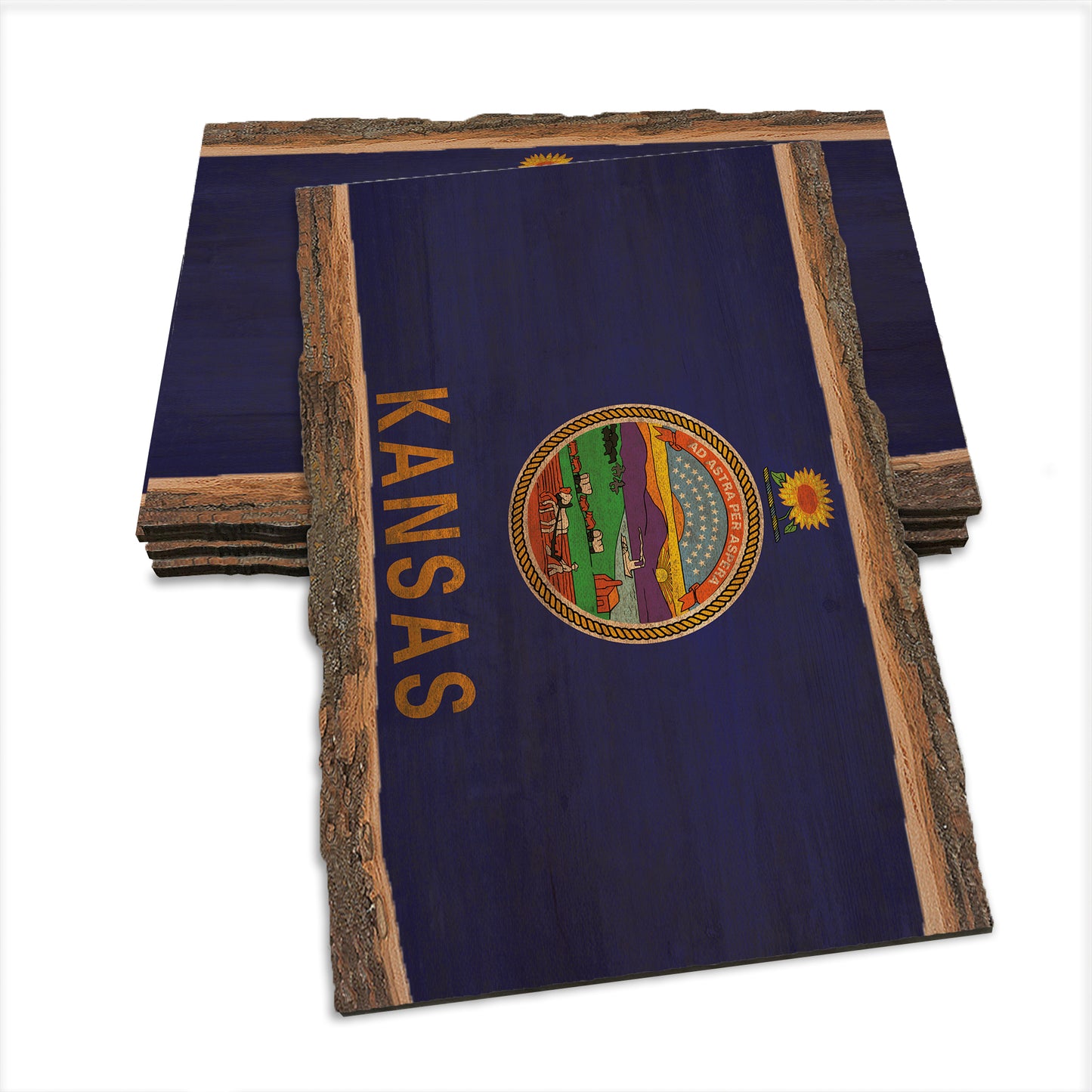 Kansas State Flag - Live Edge Live Edge Postcard (5pk // $2.80ea)