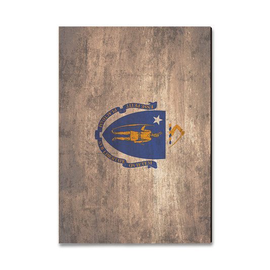 Magnet: Classic Edge - Massachusetts State Flag