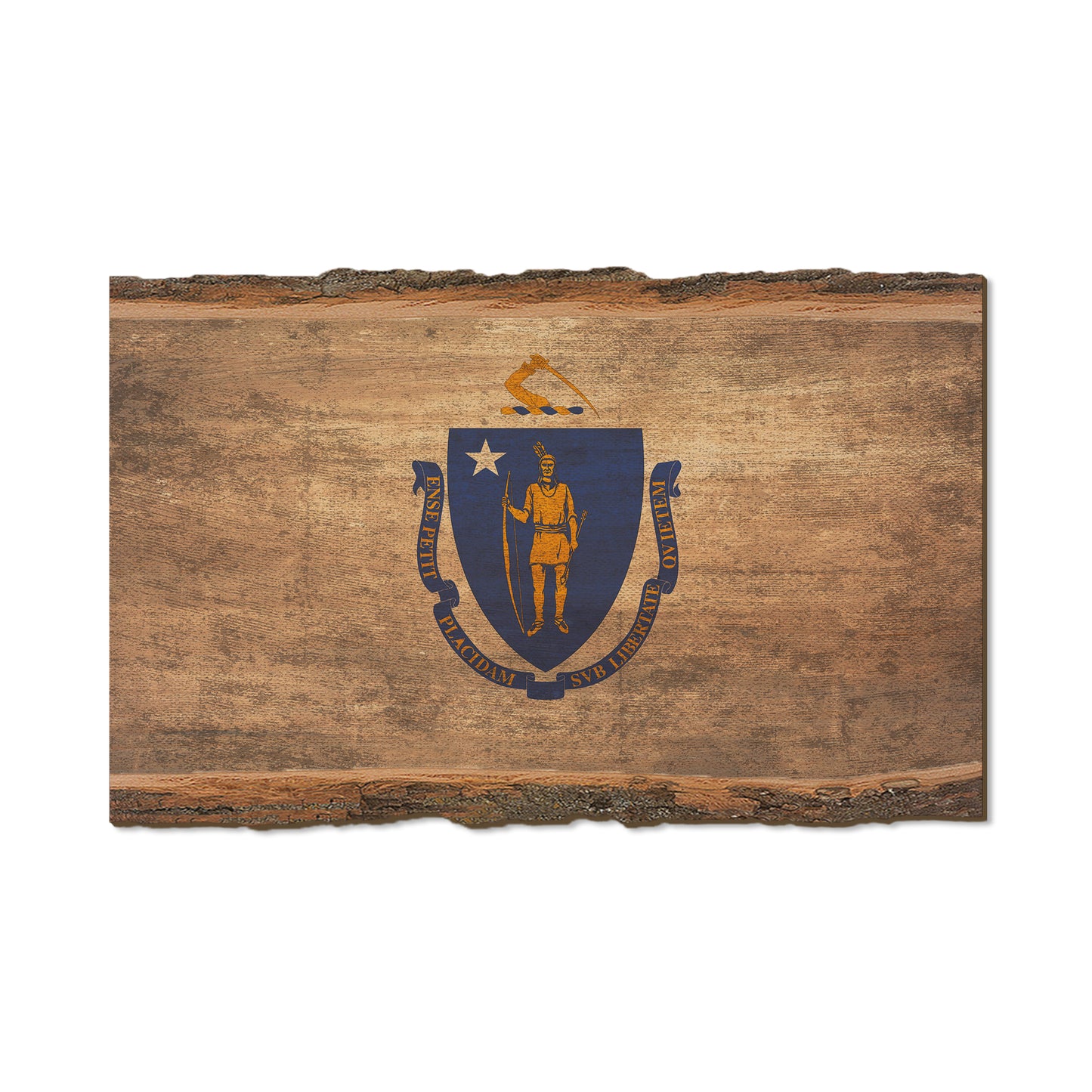 Massachusetts State Flag - Live Edge Live Edge Magnet (5pk // $2.80ea)