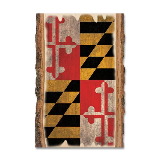Magnet: Live Edge - Maryland State Flag