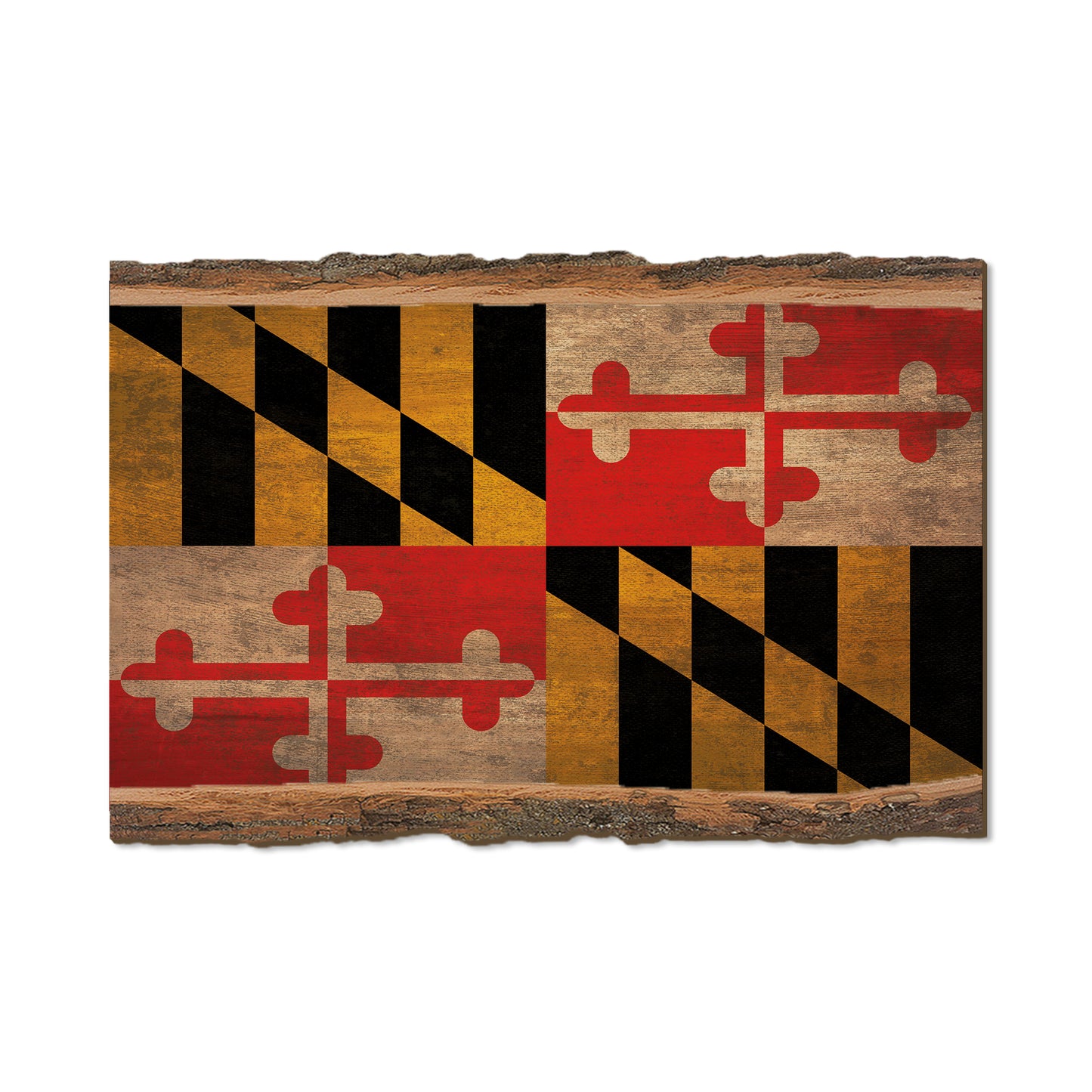 Maryland State Flag - Live Edge Live Edge Postcard (5pk // $2.80ea)