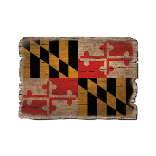 Maryland State Flag - Weathered Edge Rustic Edge Postcard (5pk // $2.80ea)
