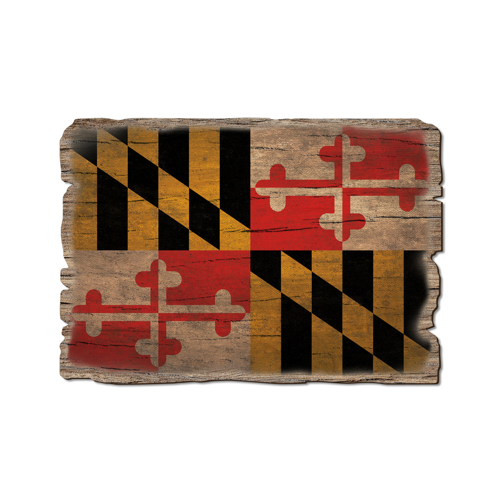 Maryland State Flag - Weathered Edge Rustic Edge Postcard (5pk // $2.80ea)