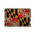Maryland State Flag - Weathered Edge Rustic Edge Postcard (5pk // $2.80ea)