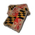 Maryland State Flag - Weathered Edge Rustic Edge Postcard (5pk // $2.80ea)
