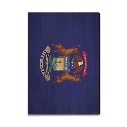 Magnet: Classic Edge - Michigan State Flag