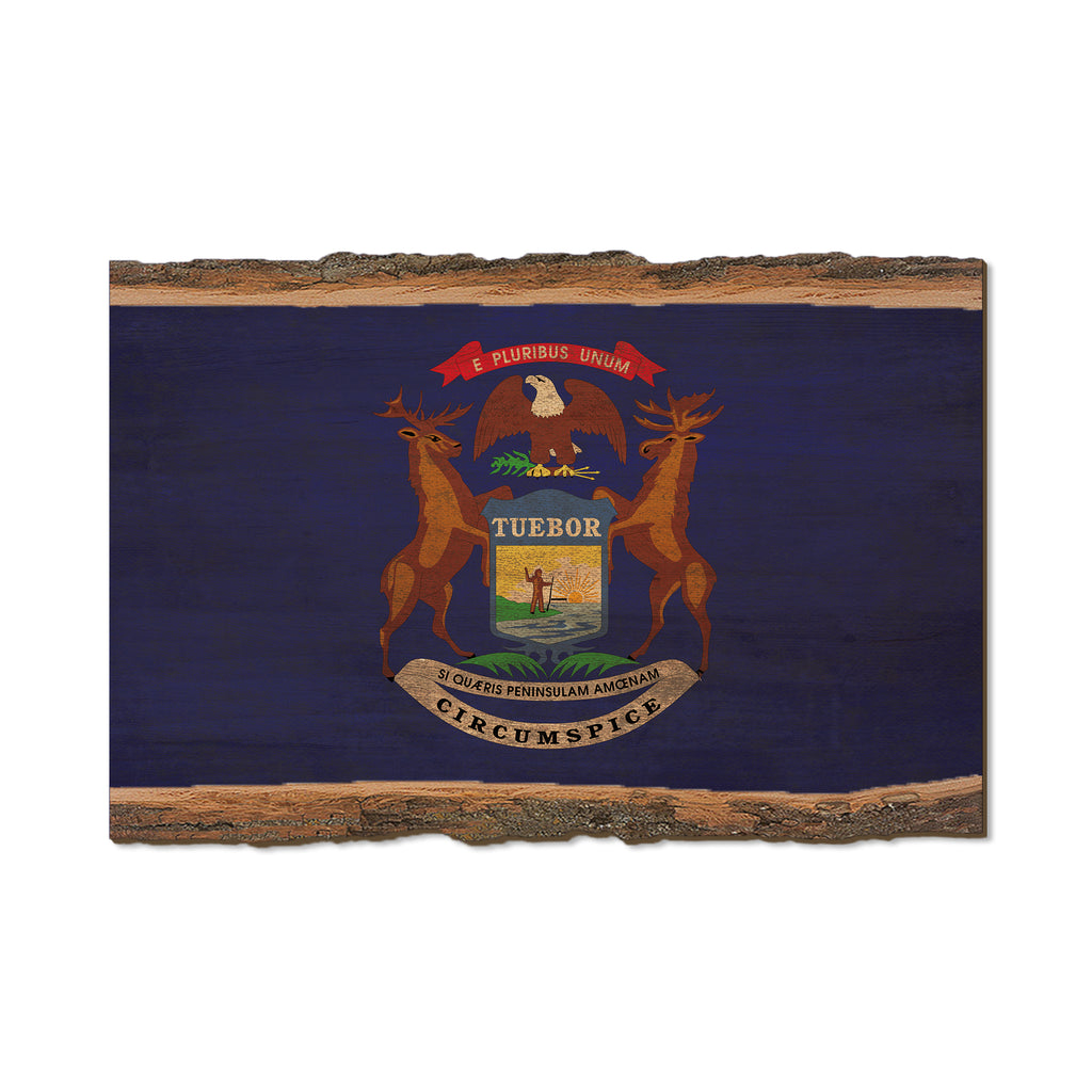 Michigan State Flag - Live Edge Live Edge Postcard (5pk // $2.80ea)