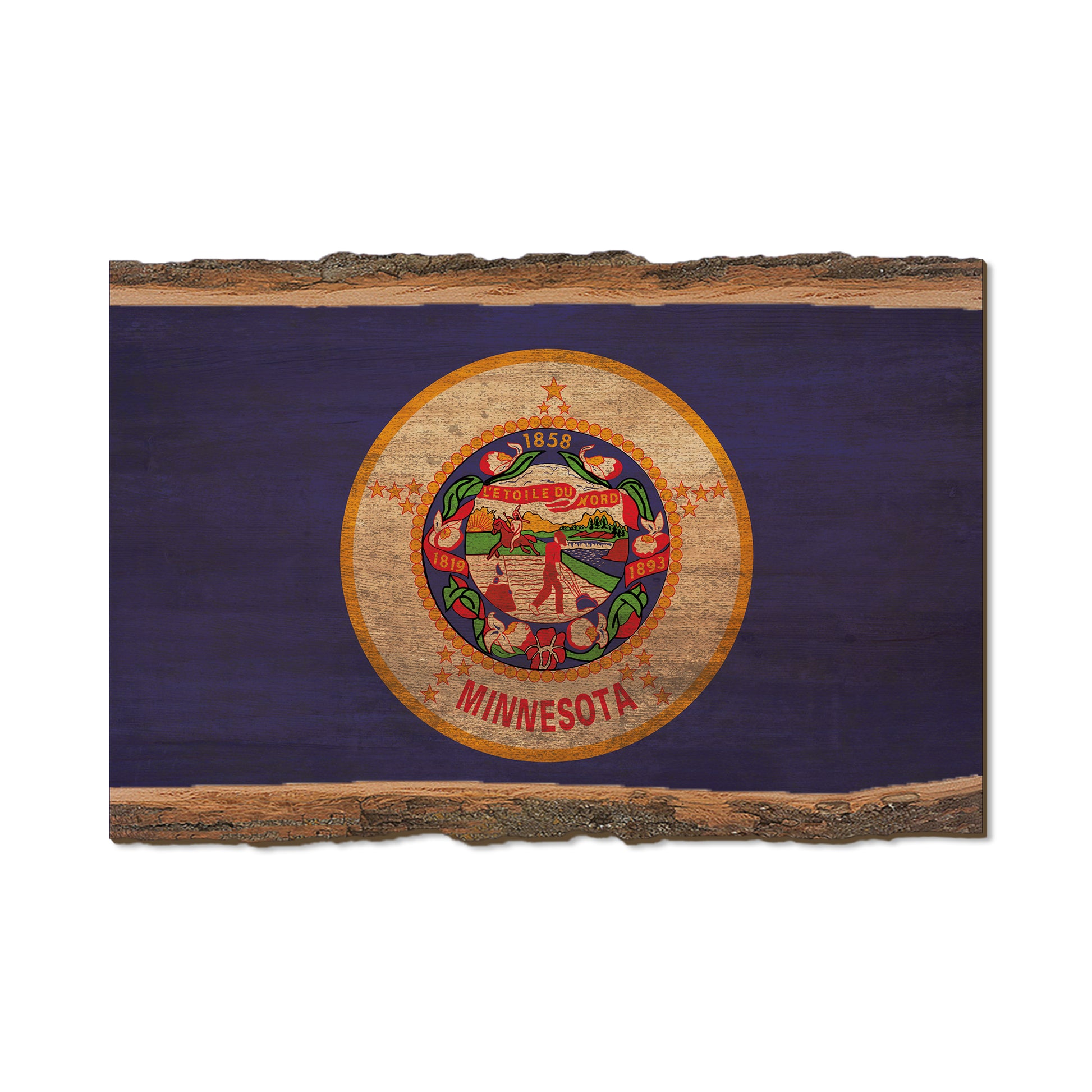 Minnesota State Flag - Live Edge Live Edge Postcard (5pk // $2.80ea)