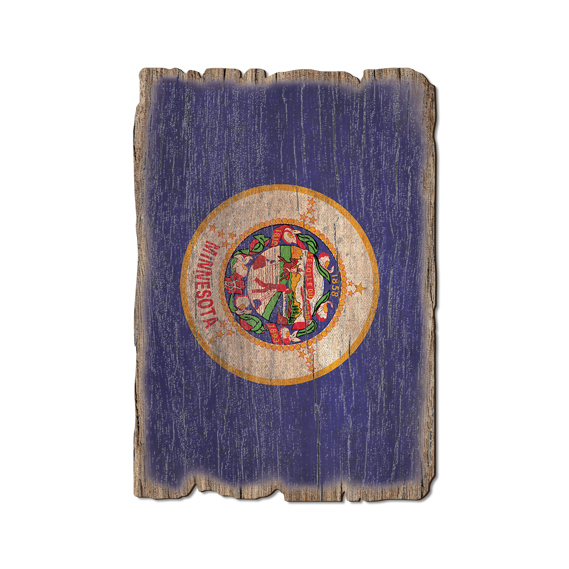 Ornament: Weathered Edge - Minnesota State Flag