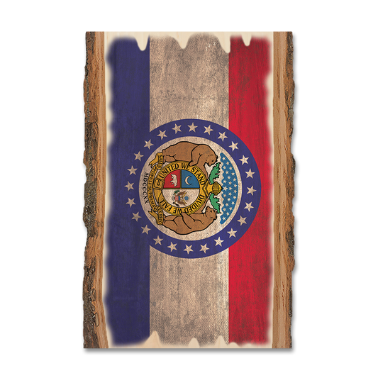 Magnet: Live Edge - Missouri State Flag