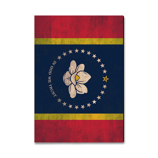 Greeting Card: Classic Edge - Mississippi State Flag