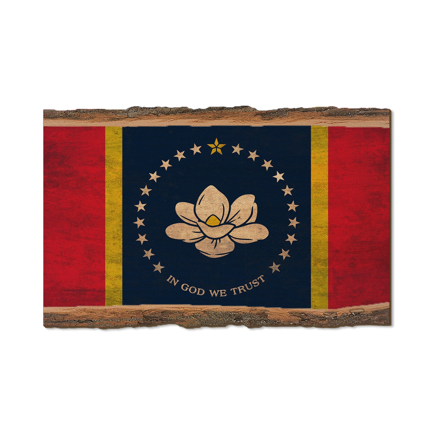 Mississippi State Flag - Live Edge