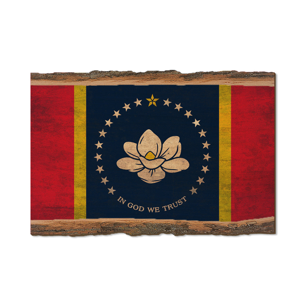 Mississippi State Flag - Live Edge