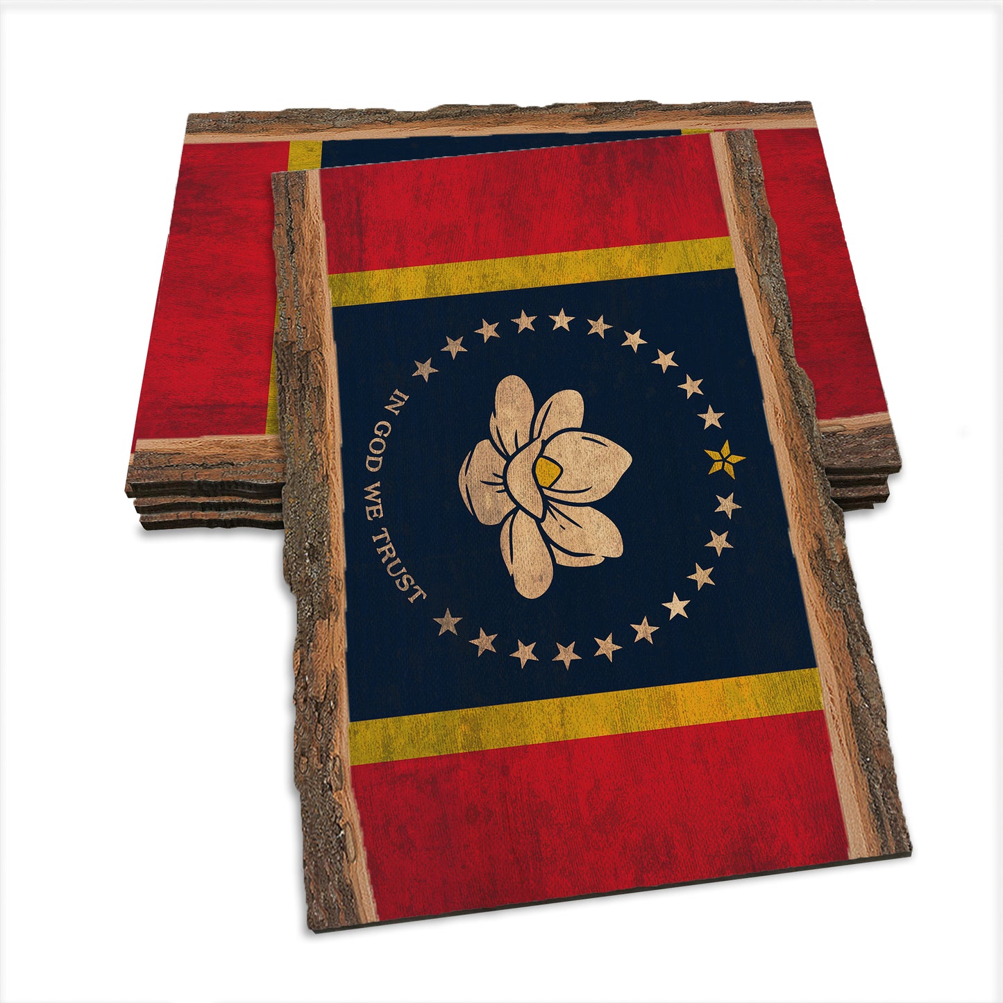 Mississippi State Flag - Live Edge