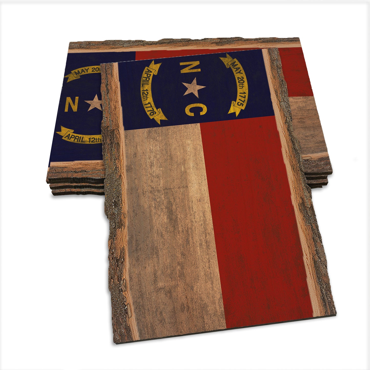 North Carolina State Flag - Live Edge Live Edge Postcard (5pk // $2.80ea)
