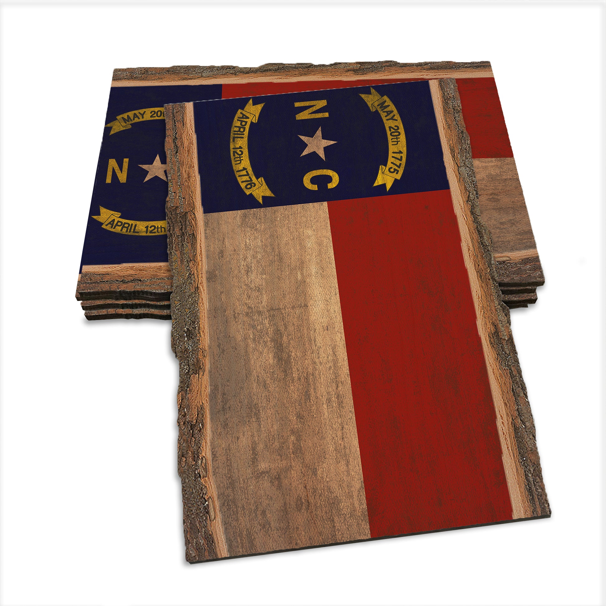 North Carolina State Flag - Live Edge Live Edge Postcard (5pk // $2.80ea)