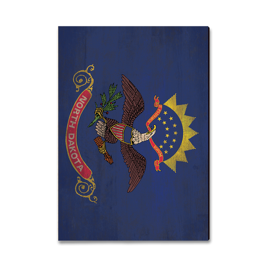 Magnet: Classic Edge - North Dakota State Flag
