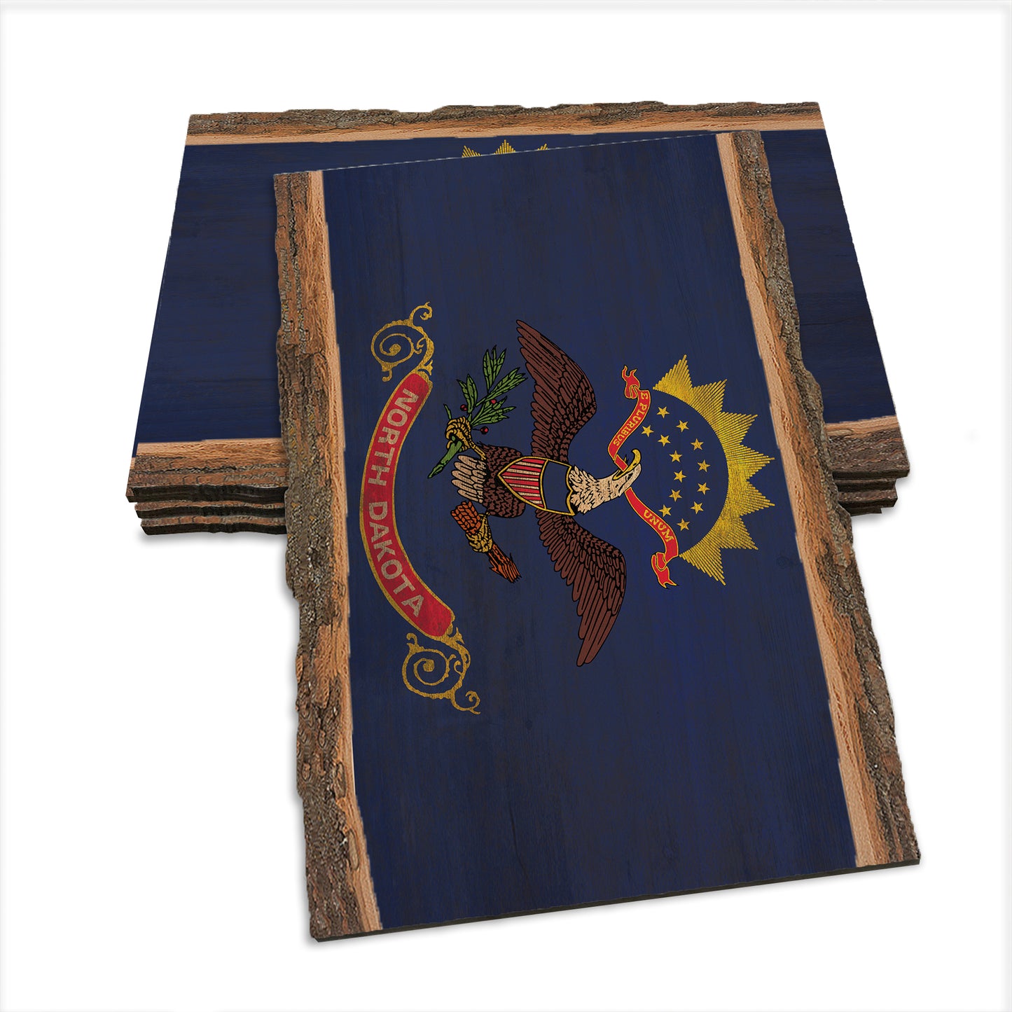 North Dakota State Flag - Live Edge Live Edge Postcard (5pk // $2.80ea)