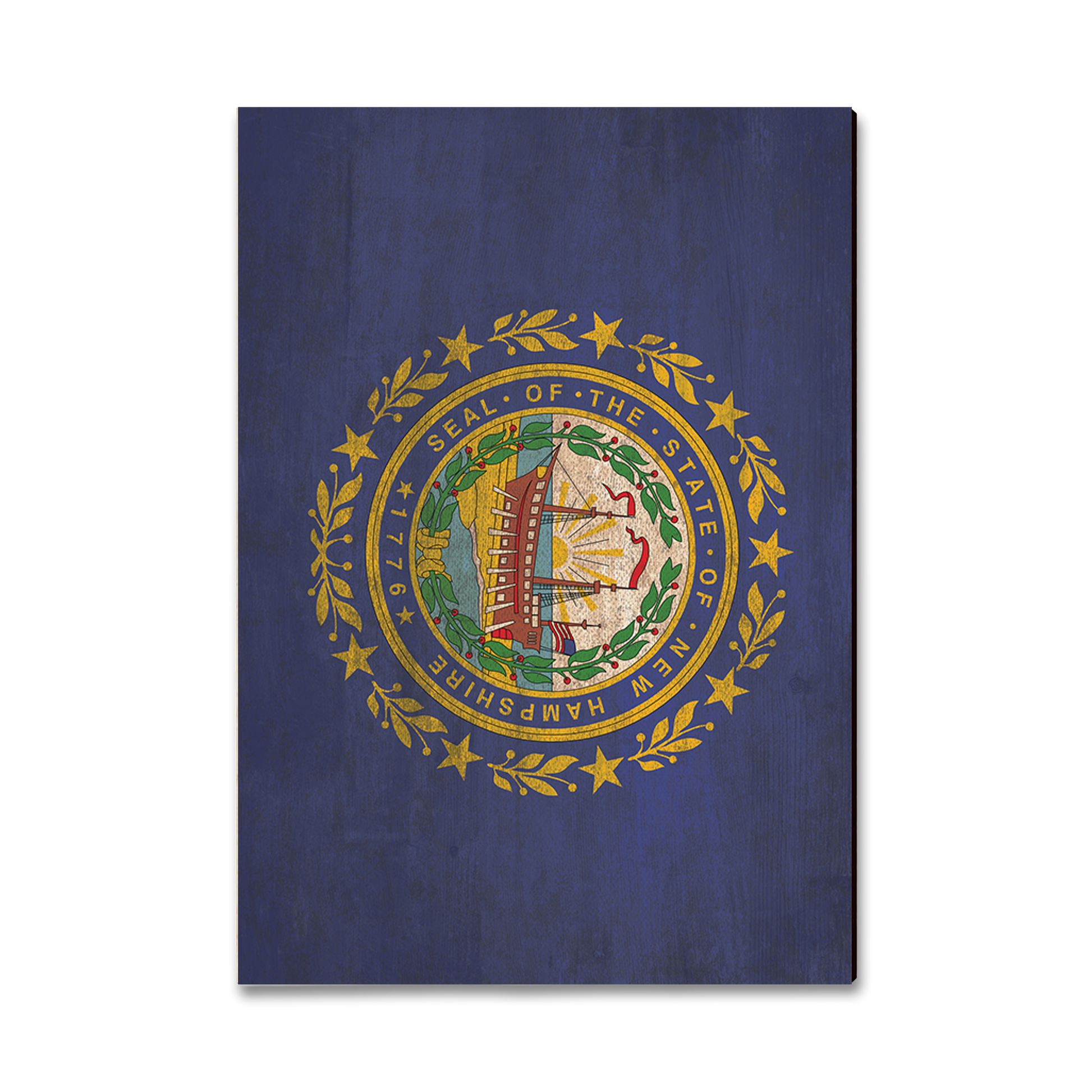 Magnet: Classic Edge - New Hampshire State Flag
