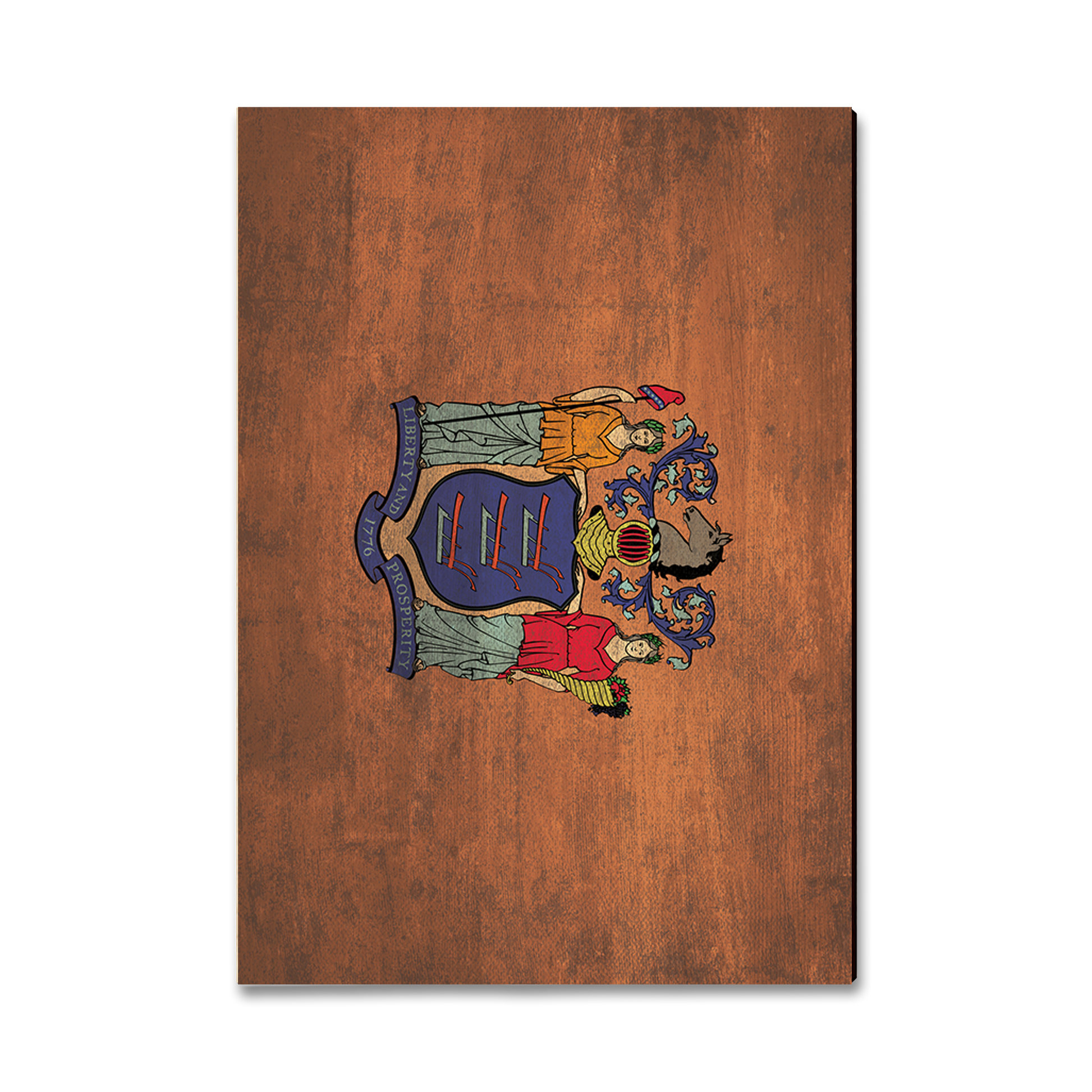 Postcard: Classic Edge - New Jersey State Flag