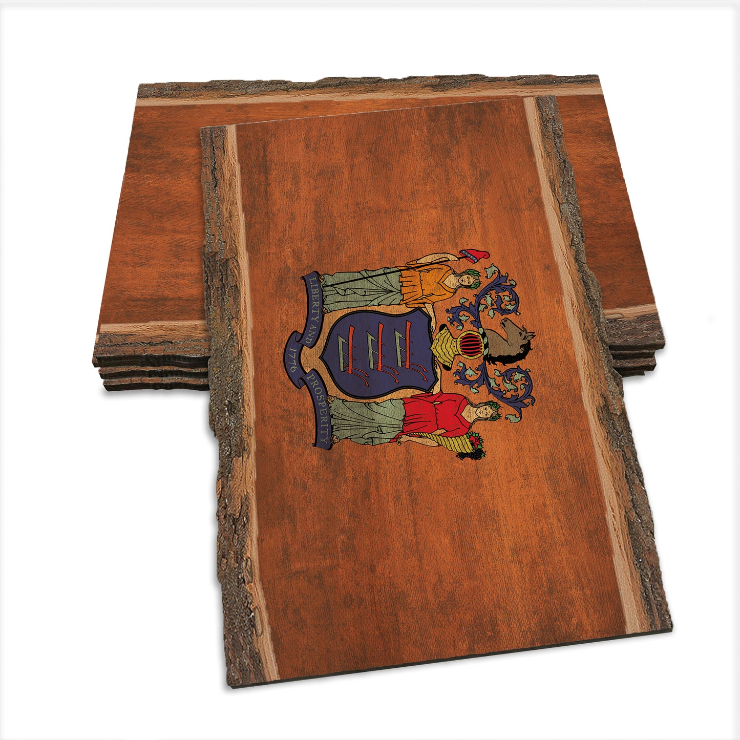 New Jersey State Flag - Live Edge Live Edge Postcard (5pk // $2.80ea)