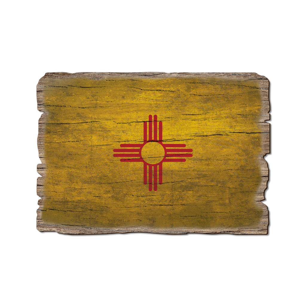 New Mexico State Flag - Weathered Edge Rustic Edge Postcard (5pk // $2.80ea)